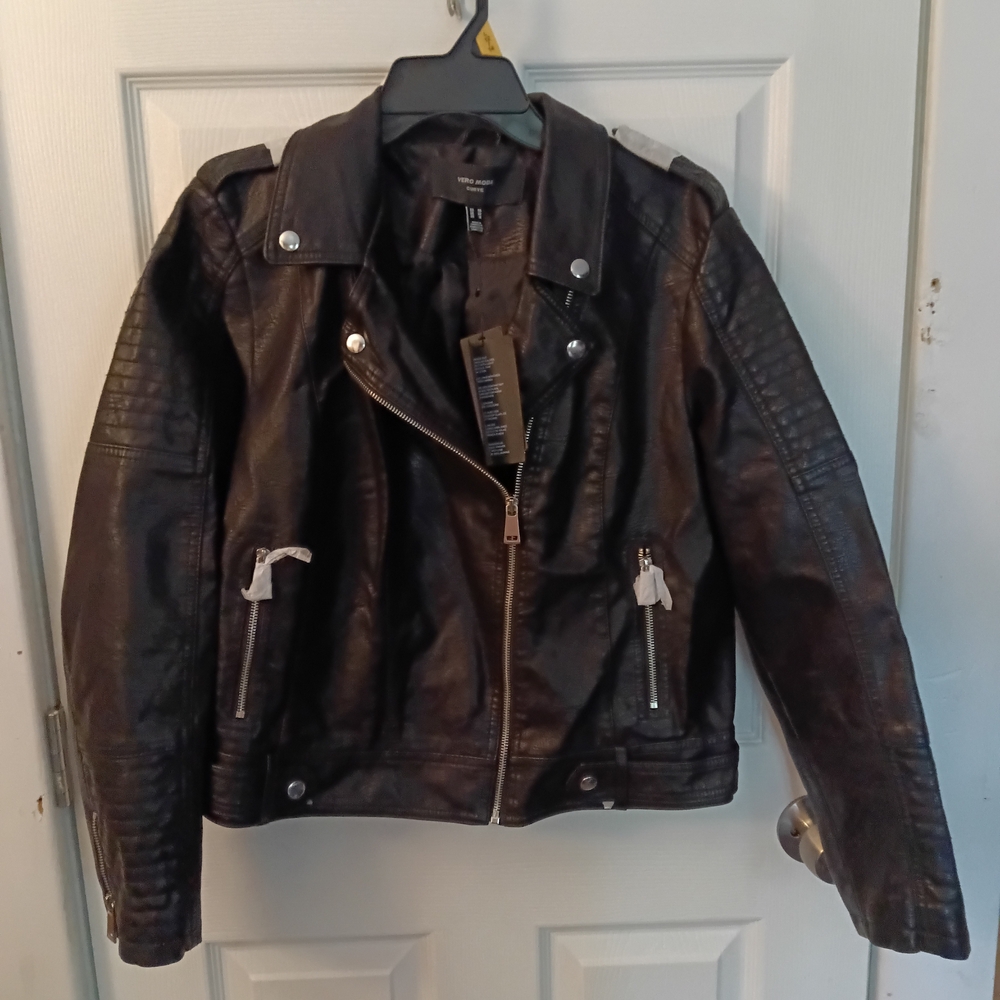 Vero Moda Black Leather Jacket